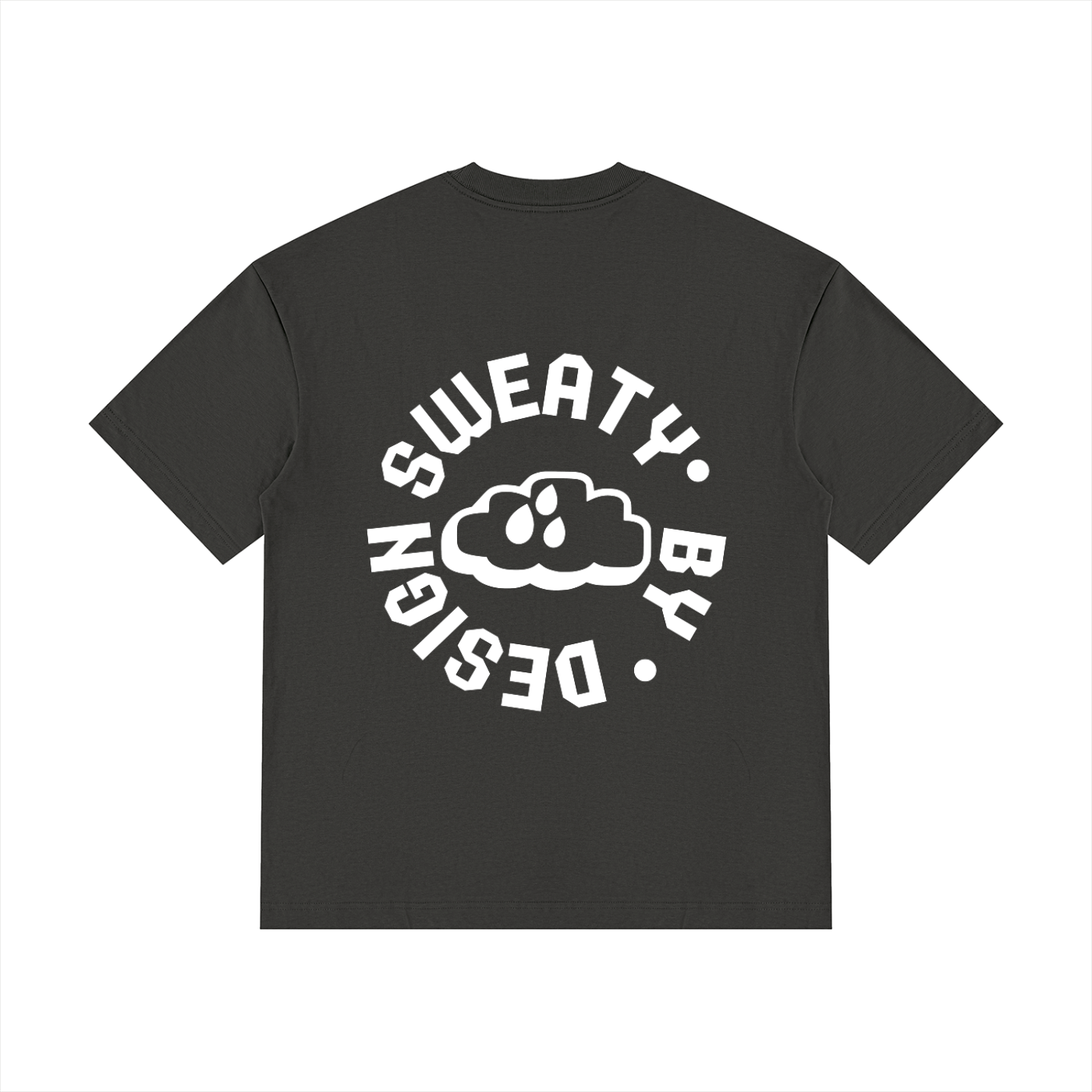 Step One—Tee Dark Gray/White (Swipe)