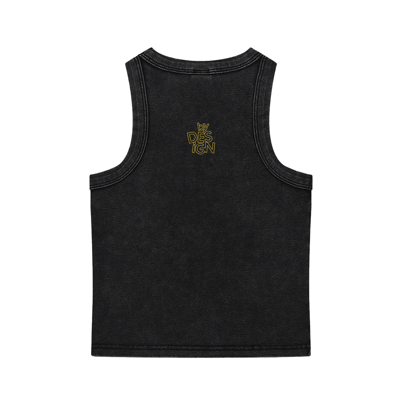 CALM Spark snow Washed Tank—Black