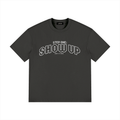 Step One—Tee Dark Gray/White (Swipe)