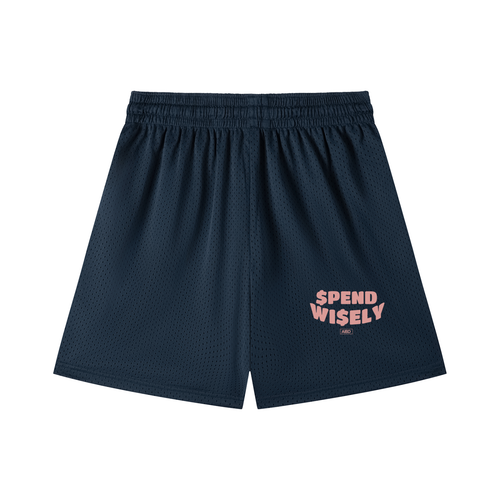 EXPN$VE DAY$ MESH SHORTS —NAVY/ROSE