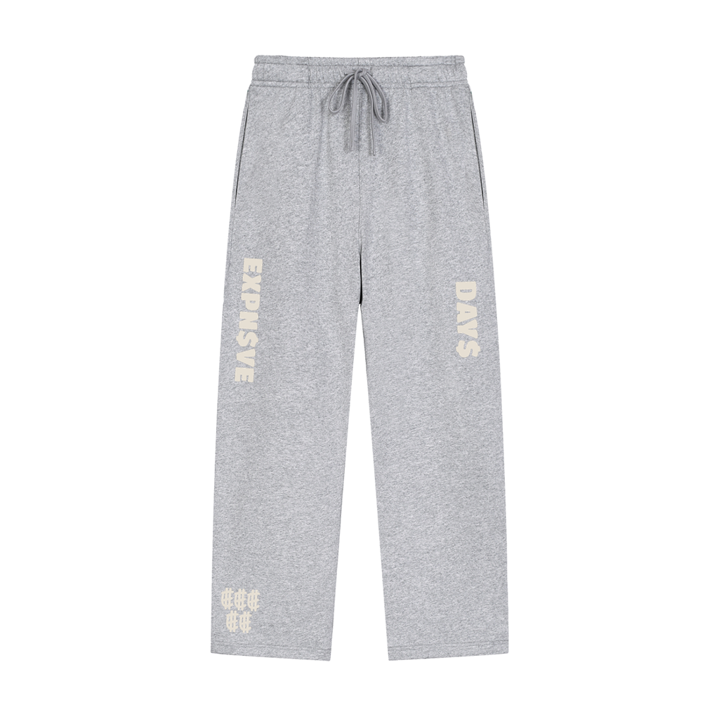 EXPN$VE DAY$ SWEATPANTS — GRAY/BONE