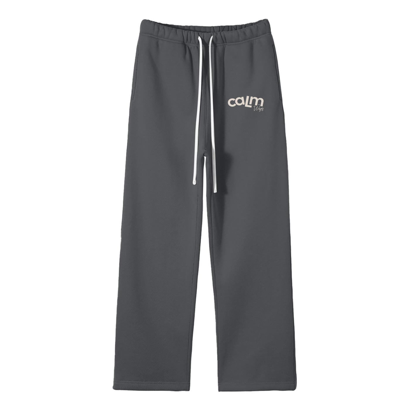 Calm Ways Sweatpants—Dark Gray (Swipe)