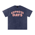 EXPN$VE DAY$ OVERSIZED TEE —ROSE