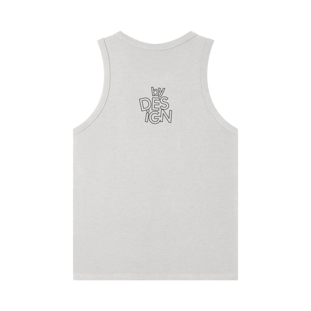 CALM Spark  Heavyweight Ribbed Tank Top—Heather Gray