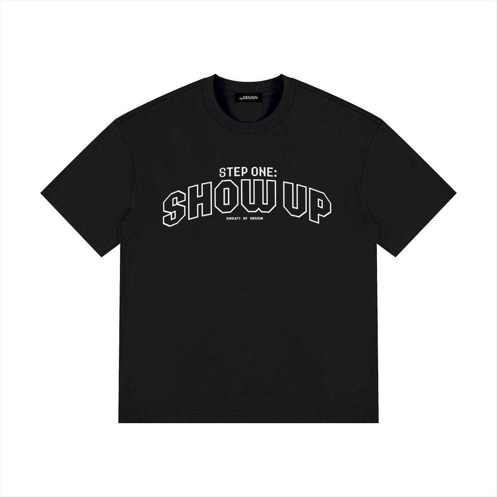 Step One—Tee Black/White (Swipe)